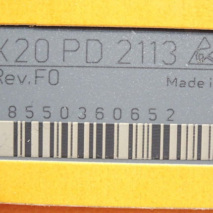B&R Potenzialverteilermodul X20PD2113 X20 PD 2113 Rev.F0 / Neu OVP - Maranos.de