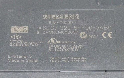 Siemens Simatic S7 6ES7 322-5FF00-0AB0 / 6ES7322-5FF00-0AB0 - Maranos.de