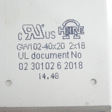 Heine GW102-40x20 2x18 Pre-Charge Resistor - Maranos.de