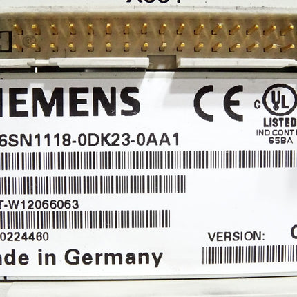 Siemens 6SN1118-0DK23-0AA1 Version C SIMODRIVE 611 Digital Regelungseinschub - Maranos.de