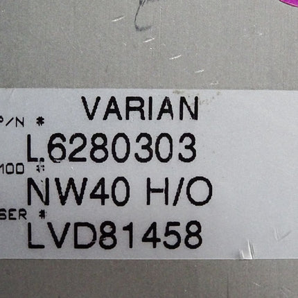 Varian L6280303 NW40 H/O Block Valve - Maranos.de