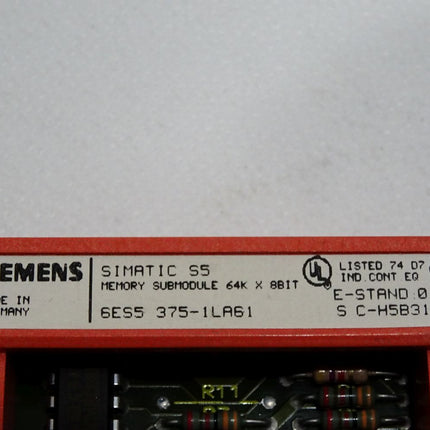 Siemens Memory Submodule 6ES5375-1LA61 6ES5 375-1LA61 - Maranos.de