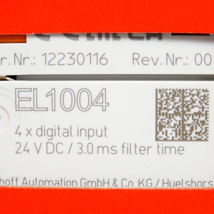 Beckhoff EL1004 Rev.0019 digitale Eingangsklemme / Neu OVP versiegelt - Maranos.de