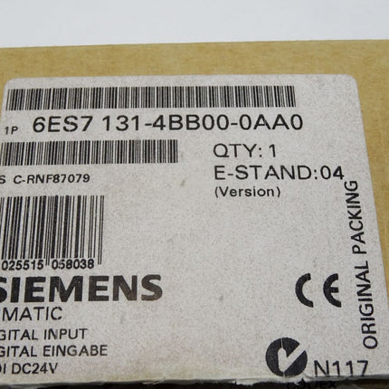 Siemens 6ES7131-4BB00-0AA0 6ES7 131-4BB00-0AA0 / Inhalt:4 Stück / Neu OVP - Maranos.de
