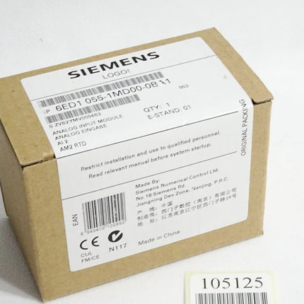 Siemens LOGO! 6ED1055-1MD00-0BA1 6ED1 055-1MD00-0BA1 Neu OVP versiegelt - Maranos.de
