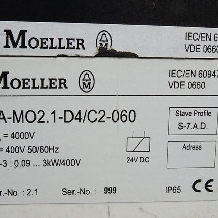 Moeller Van Der Lande Direktstarter RA-MO2.1-D4/C2-060 mit Kabeln - Maranos.de