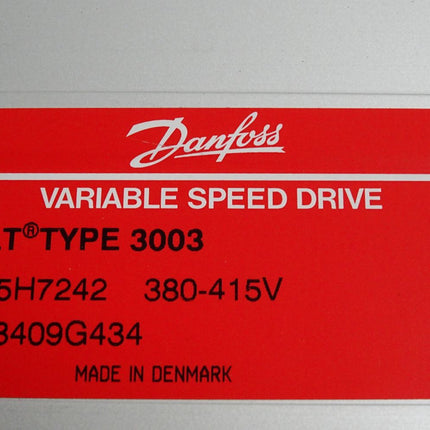 Danfoss Variable Speed Drive VLT Type 3003 175H7242 1.5kW / Neuwertig - Maranos.de