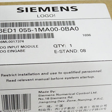 Siemens LOGO! 6ED1055-1MA00-0BA0 6ED1 055-1MA00-0BA0 Neu OVP  versiegelt - Maranos.de