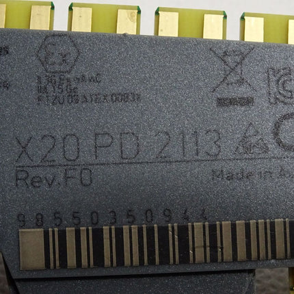 B&R X20PD2113 Rev.F0 X20 PD 2113 Potenzialverteilermodul - Maranos.de