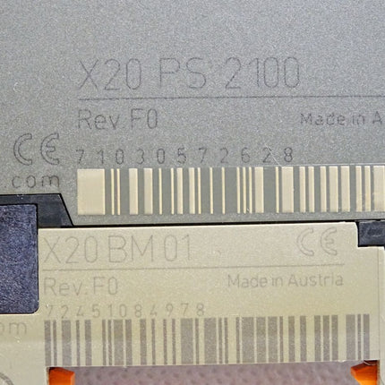 B&R X20PS2100 Rev.F0 X20 PS 2100 24 VDC Einspeisemodul - Maranos.de