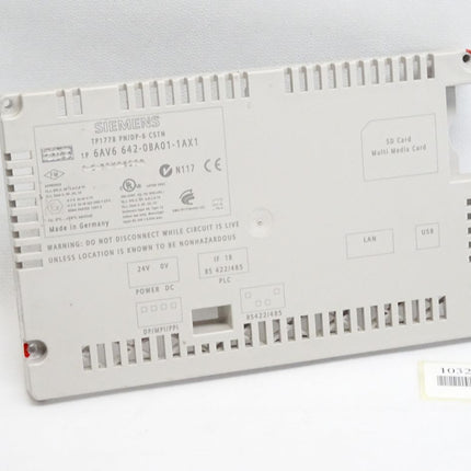 Siemens Backcover Rückschale Panel TP177B PN/DP -6 CSTN 6AV6642-0BA01-1AX1 6AV6 642-0BA01-1AX1 - Maranos.de