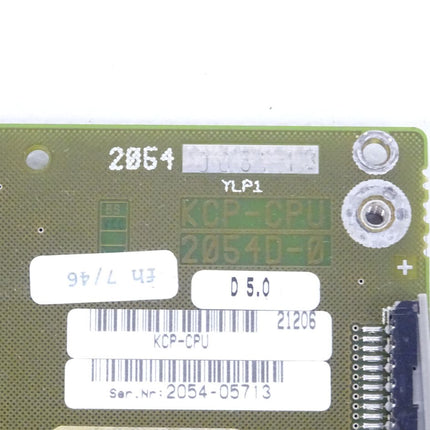 KUKA KCP-CPU 2054D-0 / KCP KR D 5.0 KCP 1.0-71-051-249