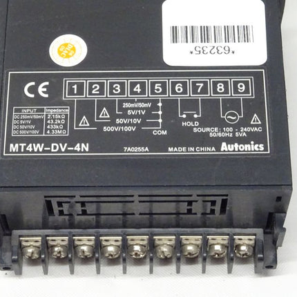 Autonics MT4W-DV-4N Digital Multimeter MT4W