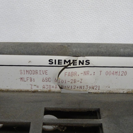 Siemens Simodrive 6SC6101-2B-Z Rack leer / 6SC 6101-2B-Z