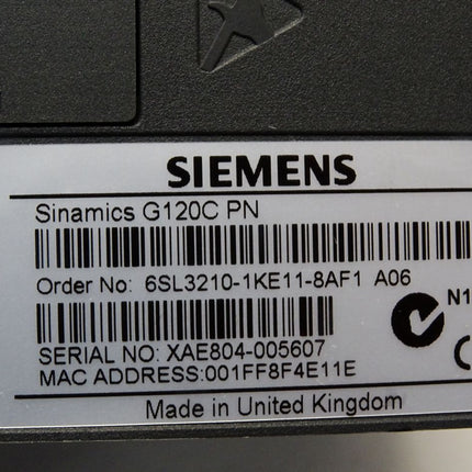 Siemens Sinamics G120C 6SL3210-1KE11-8AF1 0.55kW - Maranos.de