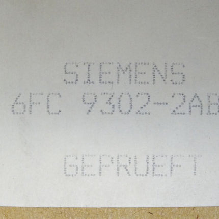 Siemens 6FC9302-2AB / Neu OVP