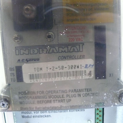 Indramat TDM 1.2-50-300W1-BR1 AC Servo Controller
