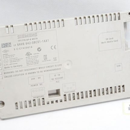 Siemens Backcover Rückschale Panel TP177B DP-6 MSTN 6AV6642-0BC01-1AX1 6AV6 642-0BC01-1AX1 - Maranos.de