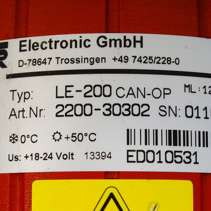 TR Electronic LE-200 SSI / 2200-30302 / Laser-Entfernungsmessgerät 125m