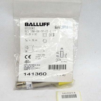 Balluff BOS00W3  Einweglichtschranke BLS18M-XX-1P-E5-L-S4 / Neu OVP - Maranos.de