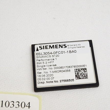 Siemens 6SL3054-0FC01-1BA0 SINAMICS S120 CompactFlash - Maranos.de