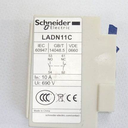 Schneider Electric LADN11C Hilfsschalterblock / Neu