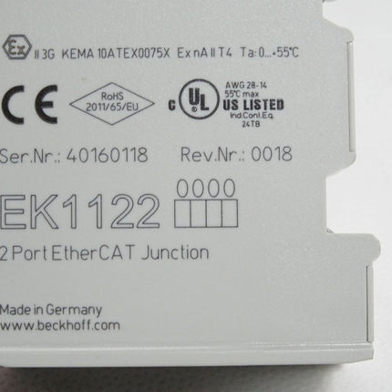 Beckhoff EK1122 2-Port-EtherCAT-Abzweig - Maranos.de