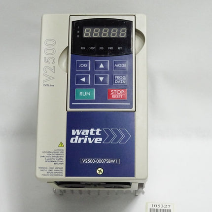 Watt Drive V2500 OPTI-Line V2500-0007SBW1 0.75kW Frequenzumrichter / Neuwertig - Maranos.de
