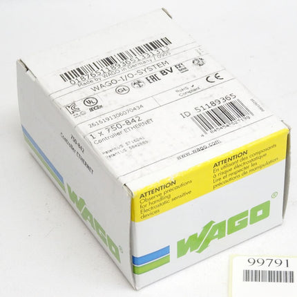 Wago 750-842 Controller Ethernet / Neu OVP versiegelt - Maranos.de