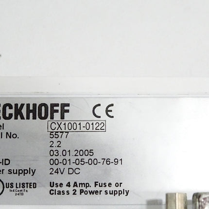 Beckhoff CX1001-0122 CPU Modul CX1000-N001 CX1000-N000 CX1000-COOL CX1001-0112 - Maranos.de