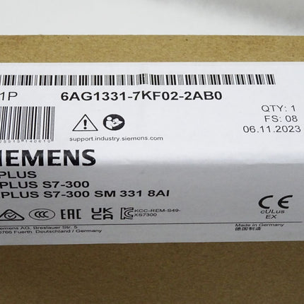 Siemens Siplus S7-300 SM331 6AG1331-7KF02-2AB0 / Neu OVP versiegelt - Maranos.de