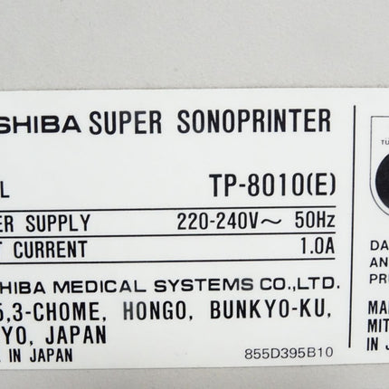 Toshiba Super Sonoprinter TP-8010 - Maranos.de