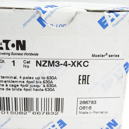 Eaton NZM3-4-XKC 266783 Rahmenklemme 4polig bis 630A / Neu OVP - Maranos.de