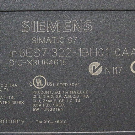 Siemens 6ES7322-1BH01-0AA0 6ES7 322-1BH01-0AA0 Neuwertig - Maranos.de