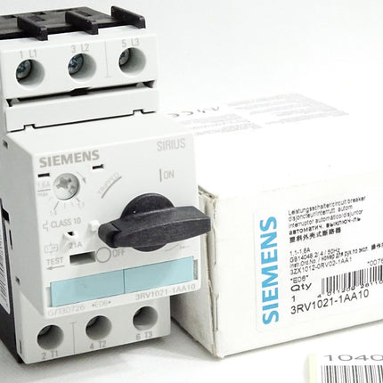 Siemens leistungsschalter 3RV1021-1AA10 / Neu OVP - Maranos.de