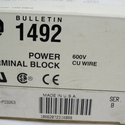 Allen Bradley Power terminal Block 1492-PD3263 / Neu OVP - Maranos.de