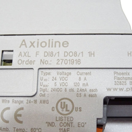 Phoenix Contact Axioline 2701916 AXL F DI8/1 DO8/1 1H Digitalmodul - Maranos.de