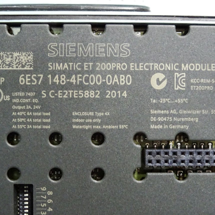 Siemens ET200PRO 6ES7148-4FC00-0AB0 6ES7 148-4FC00-0AB0 - Maranos.de