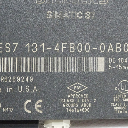 Siemens Elektronikmodule für ET 200S 6ES7131-4FB00-0AB0 6ES7 131-4FB00-0AB0 - Maranos.de