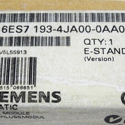 Siemens Abschlussmodul 6ES7193-4JA00-0AA0 6ES7193-4JA00-0AA0 Neu OVP versiegelt - Maranos.de