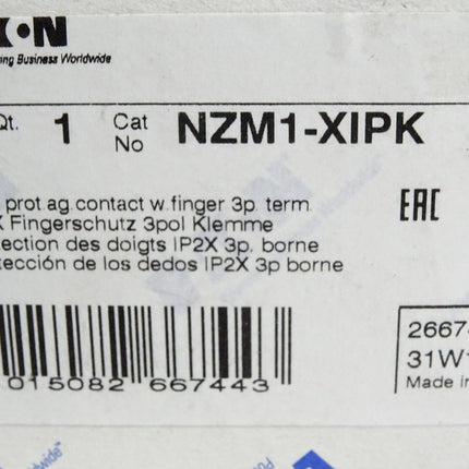 Eaton NZM1-XIPK IP2X Fingerschutz 3polig Klemme / Neu OVP - Maranos.de