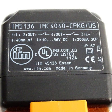 Ifm electronic Induktiver Sensor IM5136 IMC4040-CPKG/US / Neu OVP - Maranos.de