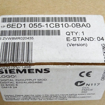Siemens LOGO! 6ED1055-1CB10-0BA0 6ED1 055-1CB10-0BA0 Neu OVP - Maranos.de