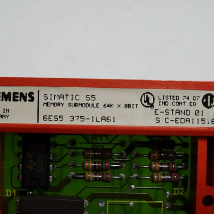Siemens Memory Submodule 6ES5375-1LA61 6ES5 375-1LA61 - Maranos.de