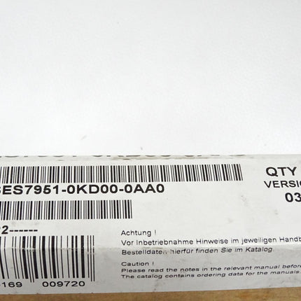 Siemens Memory Card für S7-300 16KByte 6ES7951-0KD00-0AA0 6ES7 951-0KD00-0AA0 Neu OVP versiegelt - Maranos.de