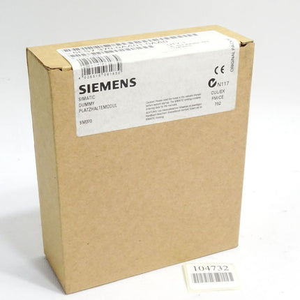 Siemens 6ES7370-0AA01-0AA0 6ES7 370-0AA01-0AA0 / Neu OVP versiegelt - Maranos.de