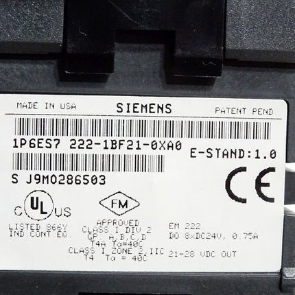 Siemens S7-200 Digital output EM222 6ES7222-1BF21-0XA0 6ES7 222-1BF21-0XA0 - Maranos.de