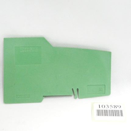 Phoenix Contact Endplatte Abschlussplatte grün Abteilungstrennplatte - Maranos.de