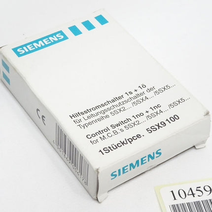 Siemens Hilfsstromschalter 5SX9100 / Neu OVP - Maranos.de