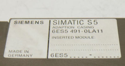 Siemens 6ES5491-0LA11 Adaption Casing 6ES5 491-0LA11 - Maranos.de